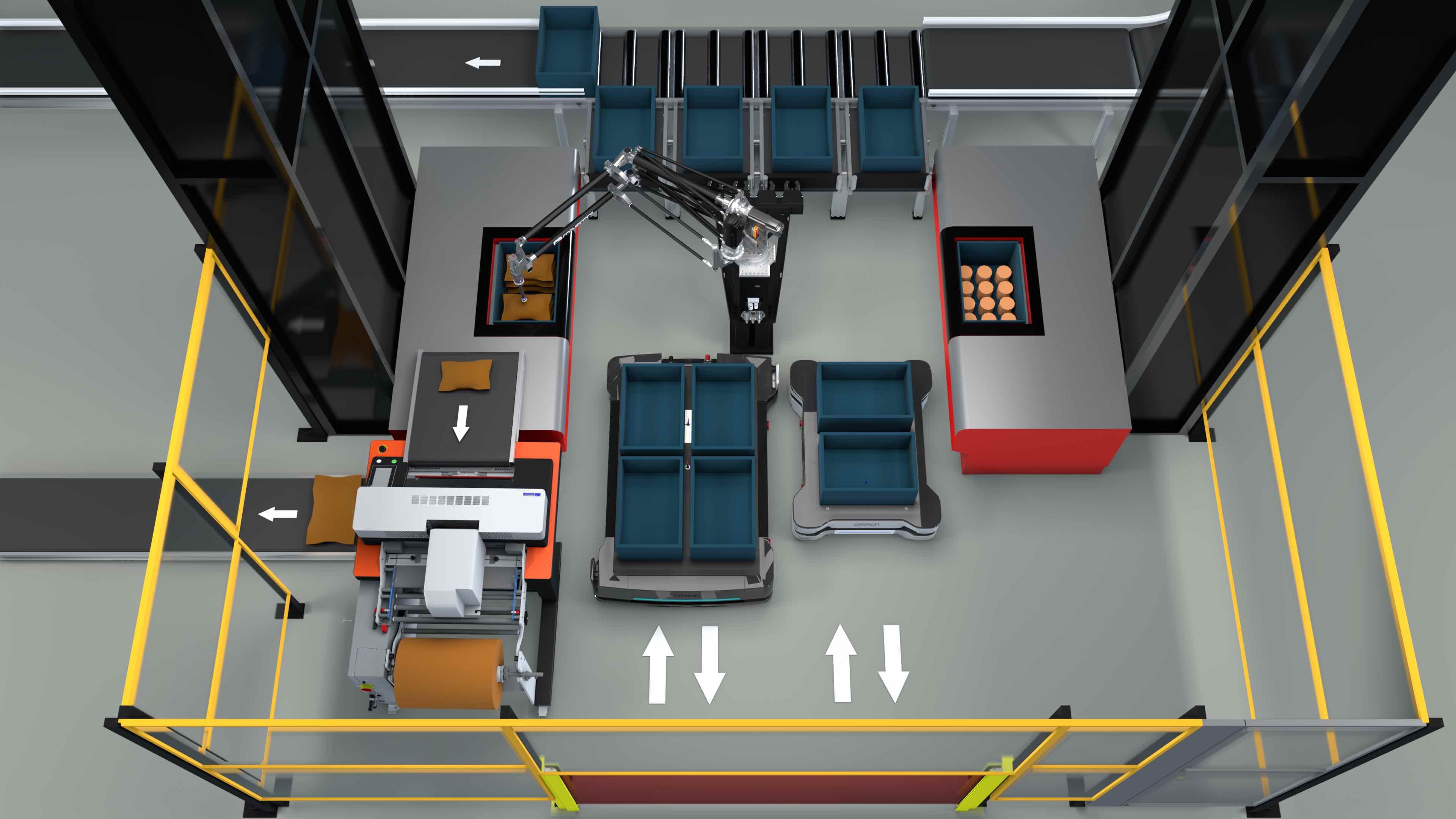 HKM robot AutoStore Polybag AMR Comp